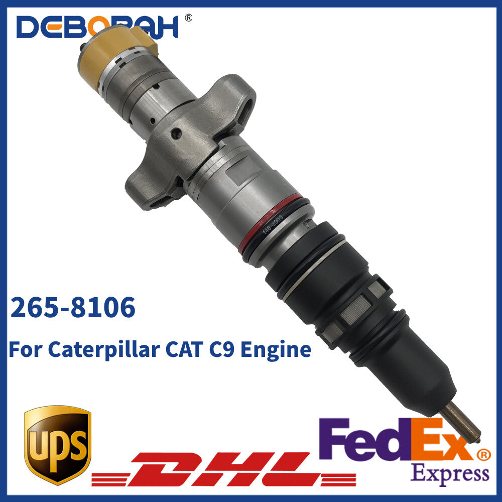 New Fuel Injector 265-8106 2658106 For Caterpillar CAT C9 324D 325D 329D