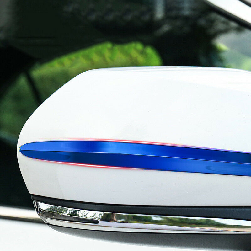 for Toyota for Camry 2018-2023 Blue Steel Outer Rearview Side Door Mirror Strip Trim