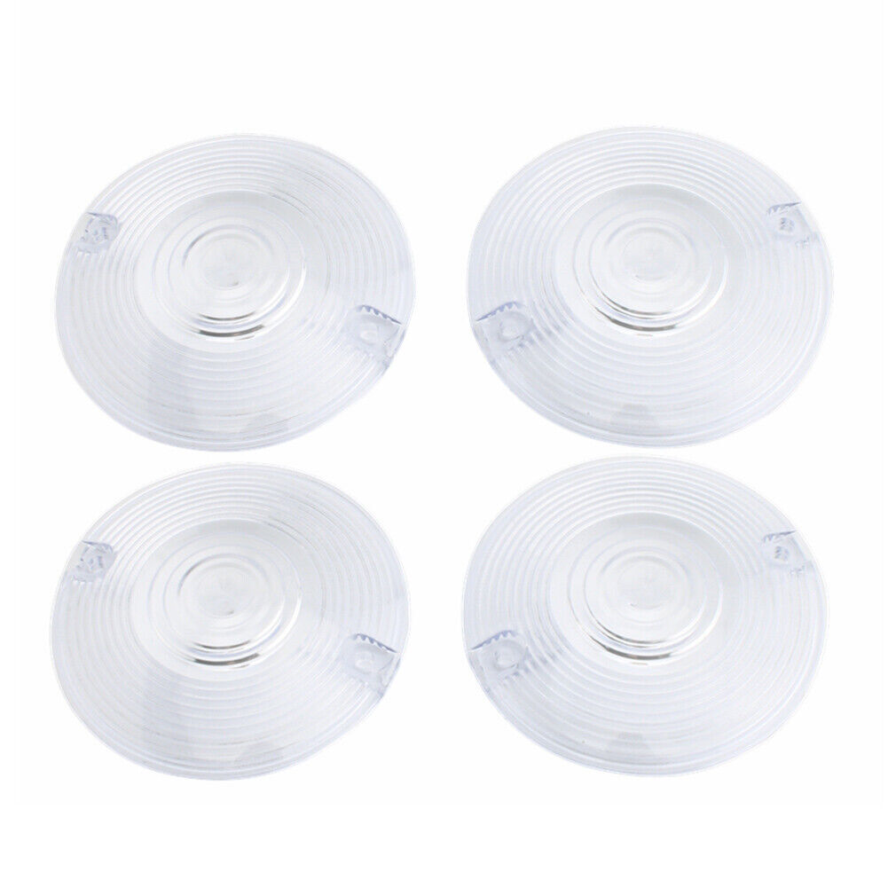 Turn Signal Light Indicator Cover Clear Lens Fit for Harley Davidson Electra Glide