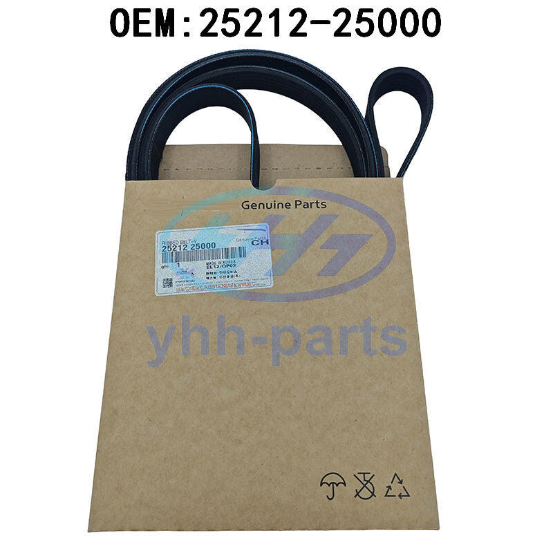 25212-25000 V-Ribbed Belt SONATA 09-10 Optima Rondo Sorento SantaFe 2.4L