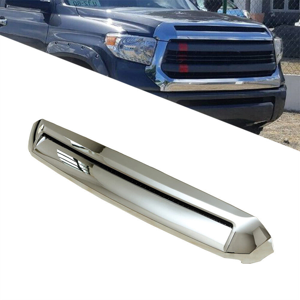 Chrome Front Upper Hood Bulge Molding Grille Trim for Toyota Tundra 2014-2021 US