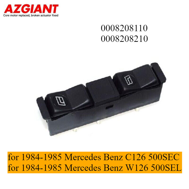 Window Switch for Mercedes Benz W201 W123 W126 S123 Front Left Driver Side