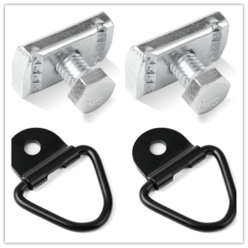 Truck Bed Rail Mounting Cleats Utili Track Kit Fits for Nissan Frontier Titan 2set