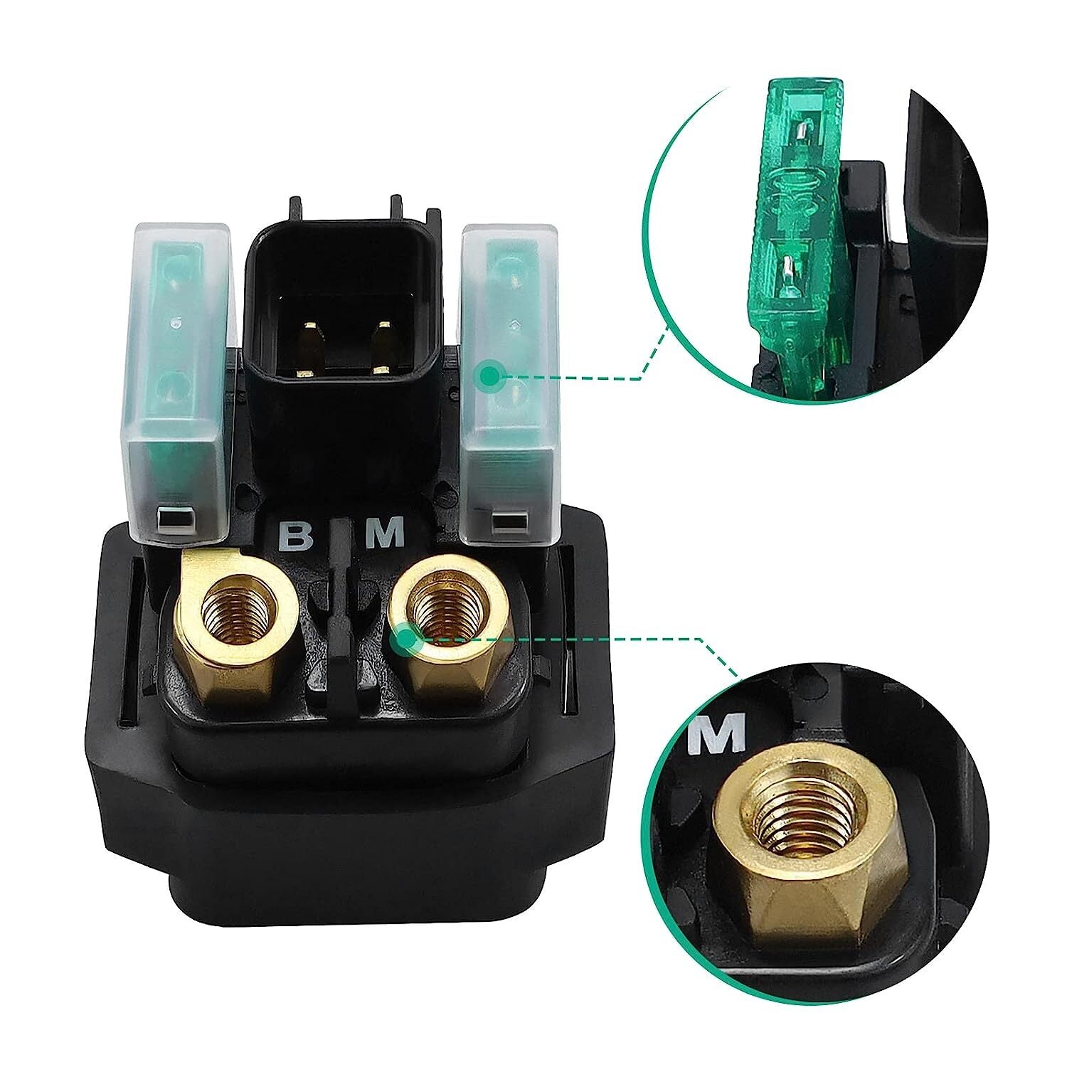 Starter Relay Solenoid for Yamaha Rhino 700 FI YXR70F YXR7F 2008 2009