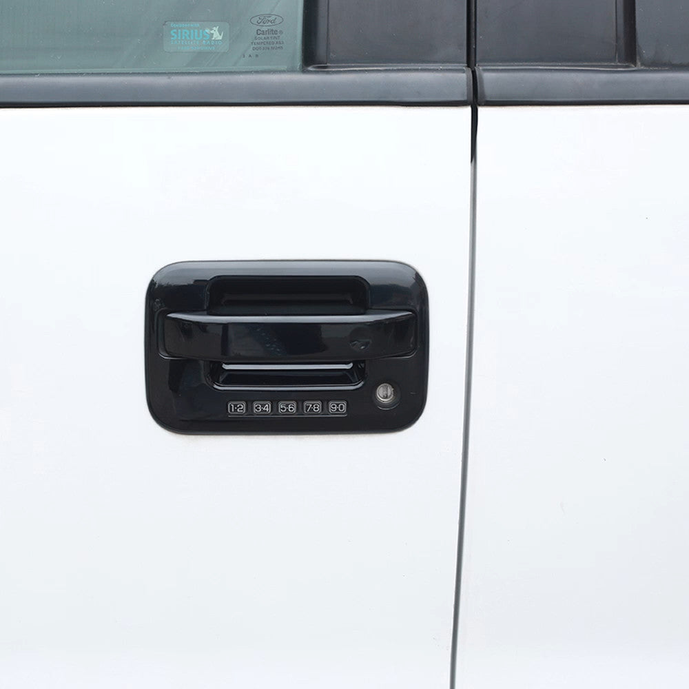Exterior Outer Door Handle Bowl Cover Trim for Ford F150 2009-2014 2-Door