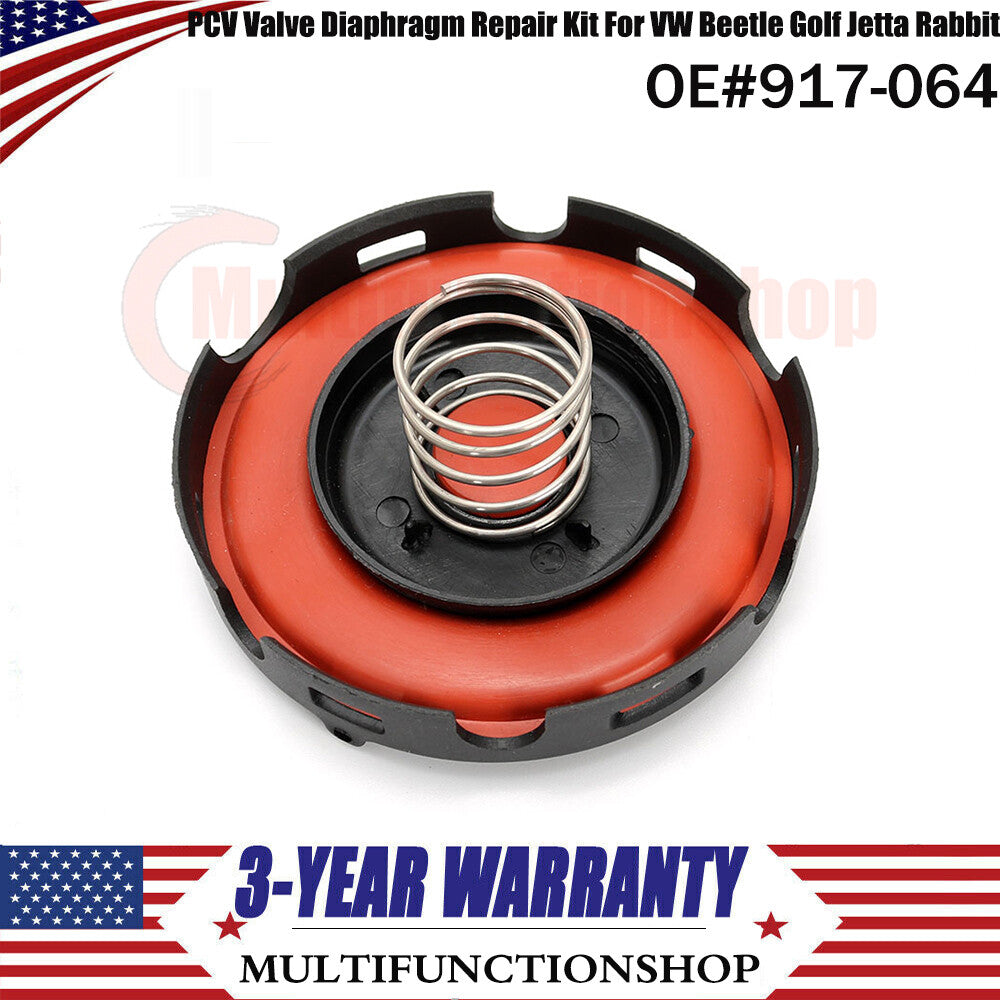 917-064 PCV valve diaphragm repair kit is suitable for Volkswagen Beetle, for Golf , for Jetta , and other 2.5L and 2.0L models.