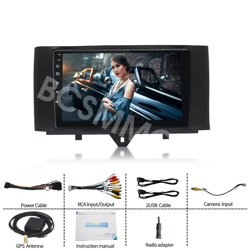Fit for Mercedes Benz for Smart Fortwo 2011-2014 Android 13 Car Radio GPS Stereo BT