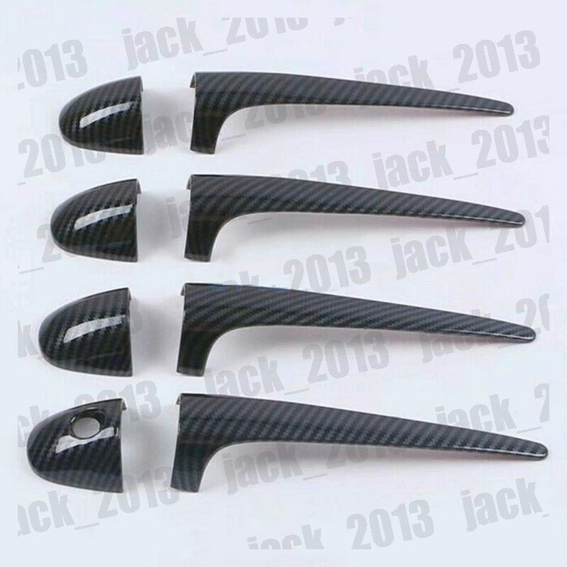 Fit for Toyota RAV4 2014-2018 Carbon Fiber Door Handle Cover ABS Car Accessories
