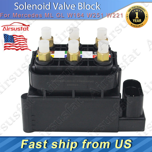 Air Suspension Solenoid Valve Block for Mercedes W164 W221 W251 W166 1663200204