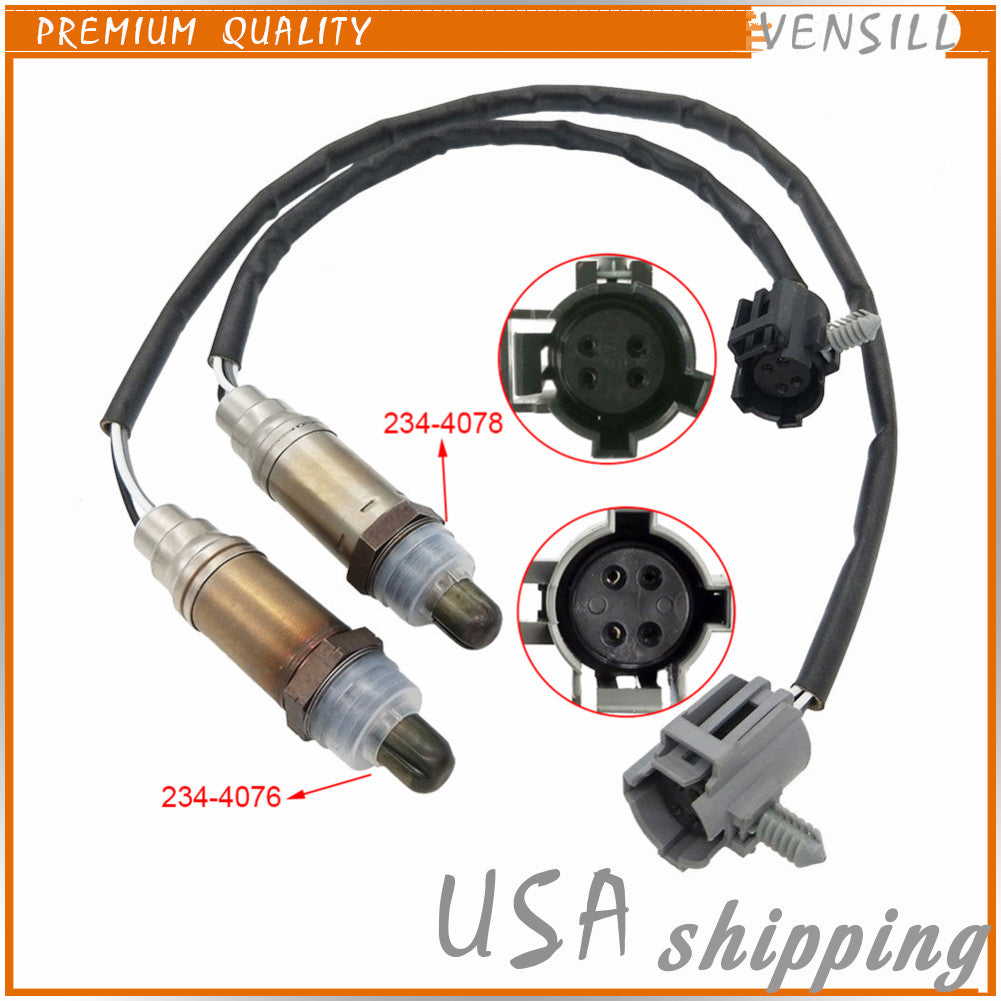 Set of 2X Up Downstream Oxygen Lambda Sensor for Jeep Cherokee for Wrangler 96-01
