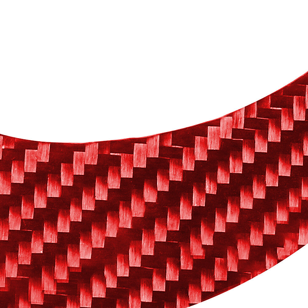 Red Carbon Fiber Loudspeaker Surround Cover Trim for Porsche Boxster / 996 98-04