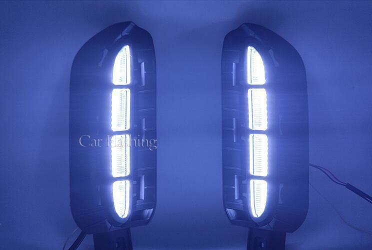 for Kia Sportage 2023-2024 LED Front Fog Lamp Daytime Running Light Turn Signal