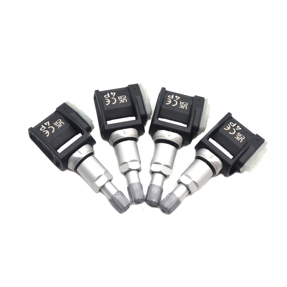 Four new TPMS tire pressure sensors, model 13542675, for GMC for Sierra 2500/3500 and for Cadillac CT4.