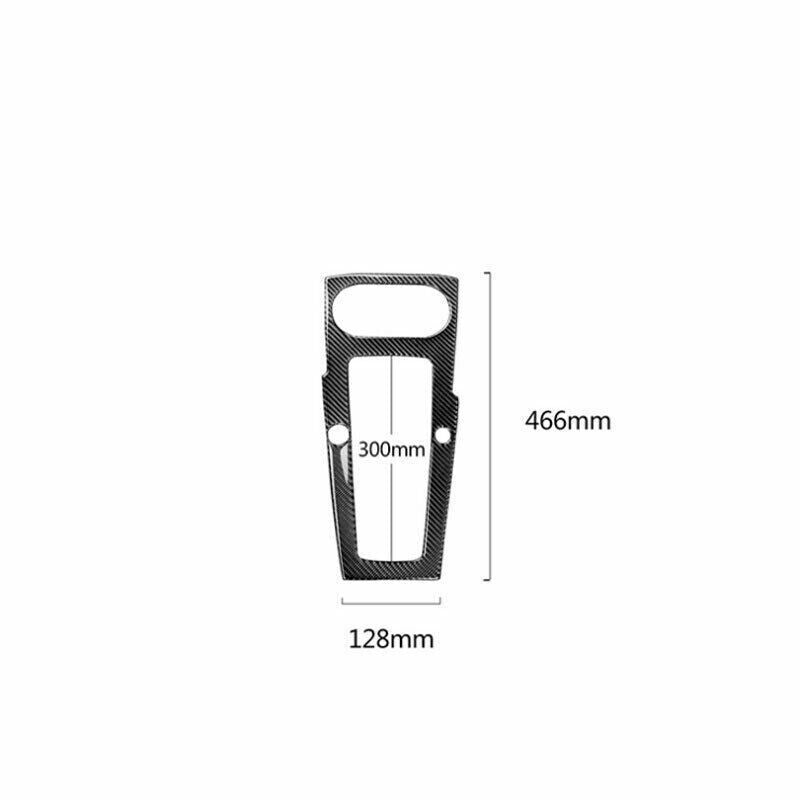 for Audi A3 S3 14-20 Real Carbon Fiber Central Console Gear Shift Panel Trim 1P