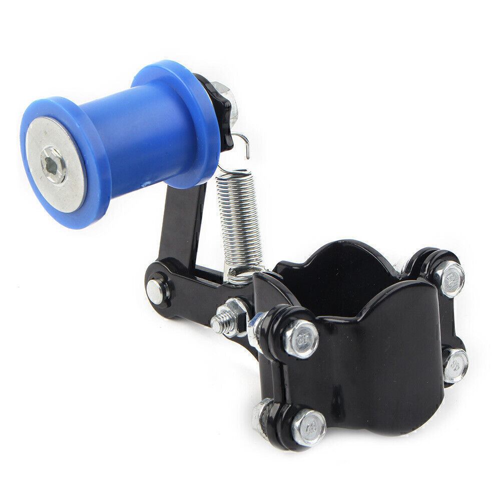 Kettenspanner Bolt on Roller Blau f¨¹r Motocross Chopper Dirt Bike ATV Motor