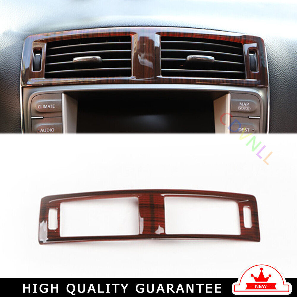 Car Middle Air Outlet Vent Cover Trim Interior Fit for Lexus IS 2006-11 Red Wood