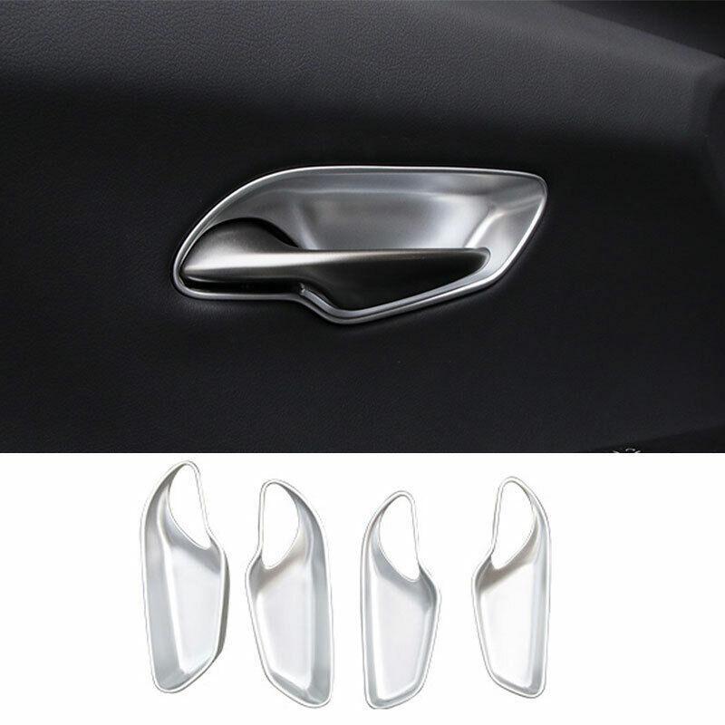 Fit for Lexus UX200 250h 2019-2022 Matt Silver Inner Door Bowl Cover Trim 4pcs