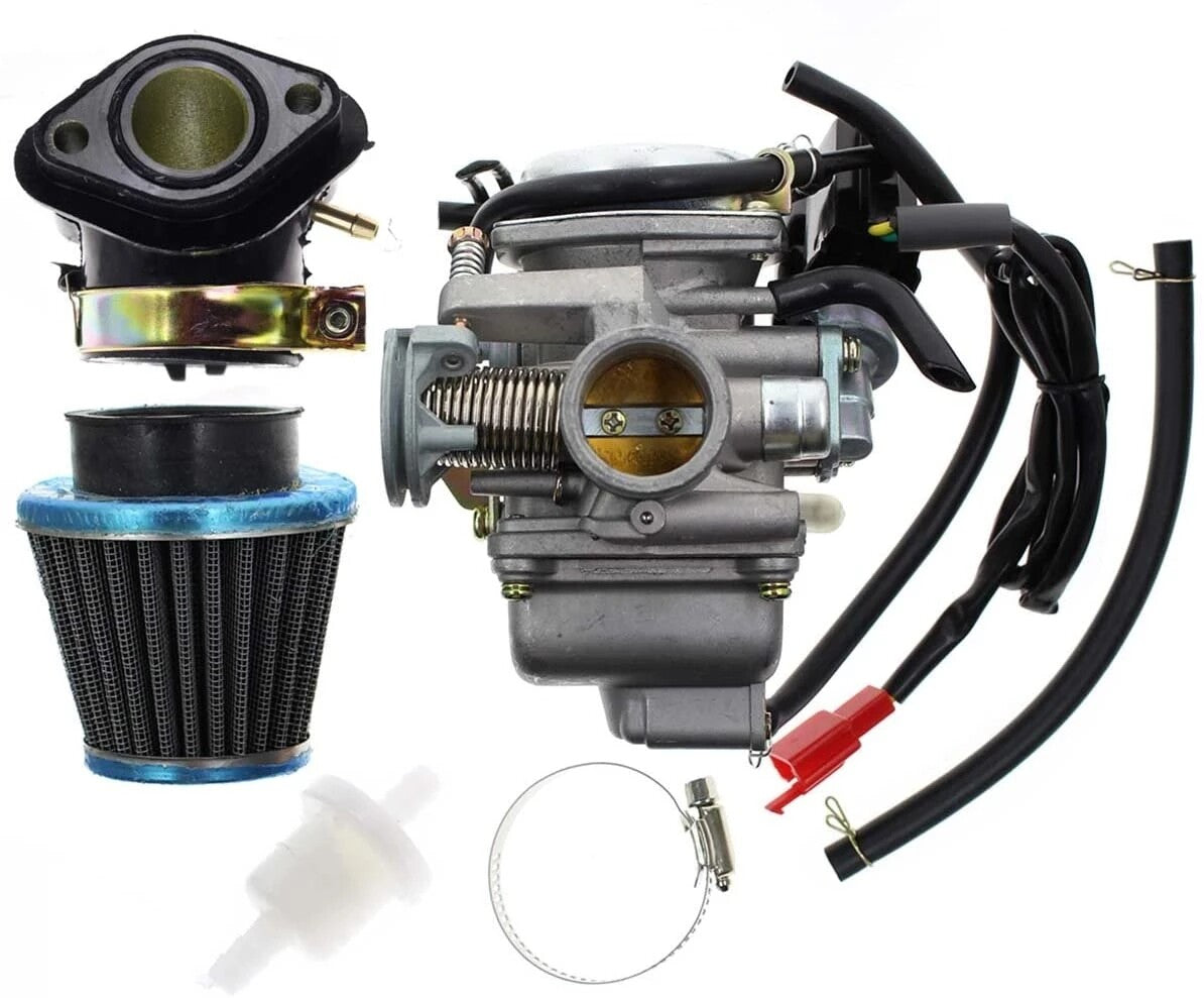 Carburetor GY6 125cc 150cc ATV Go Kart Scooter 152QMI 157QMJ Air Filter For BAJA