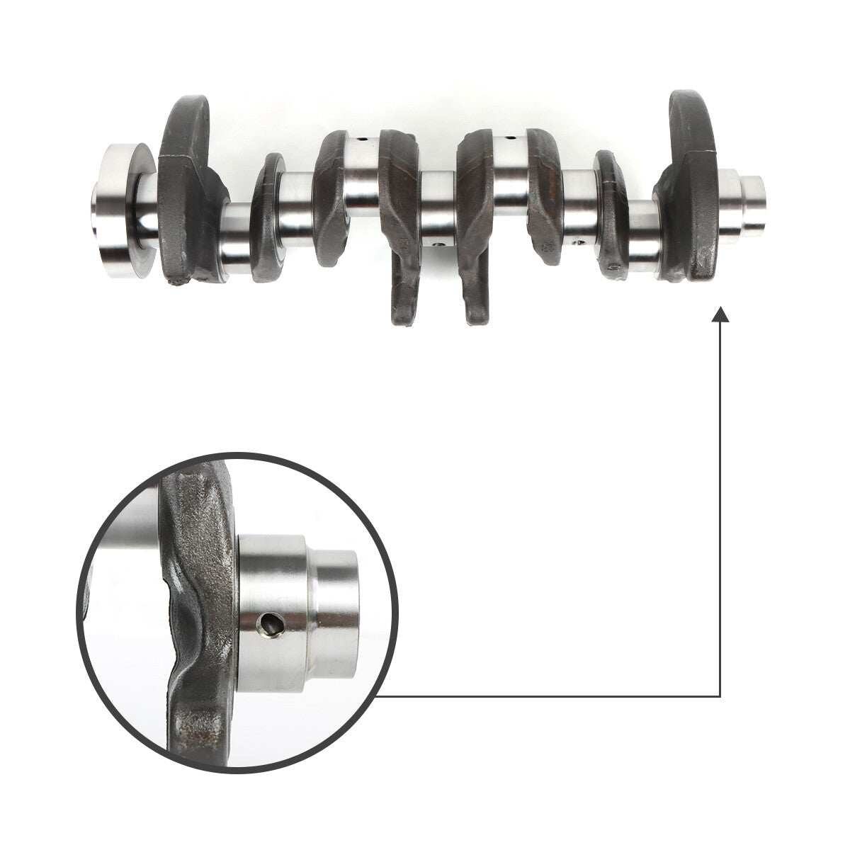Crankshaft Assy 4x Connect Rod MainRod Bearing Set for B-MW N46B20A 11247589533