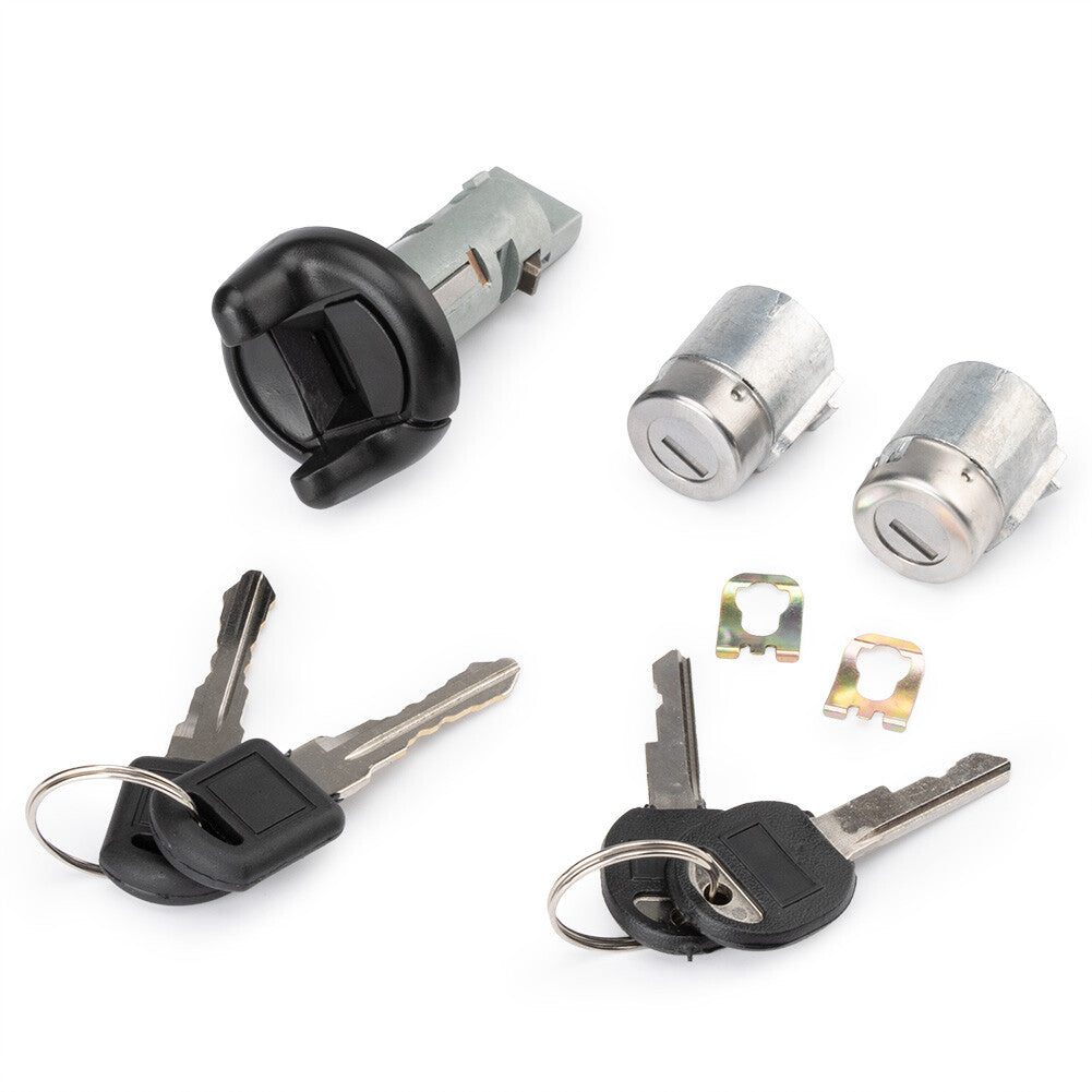 Ignition key switch lock cylinder and door lock tumbler with key applicable to universal for Chevrolet 95-97
