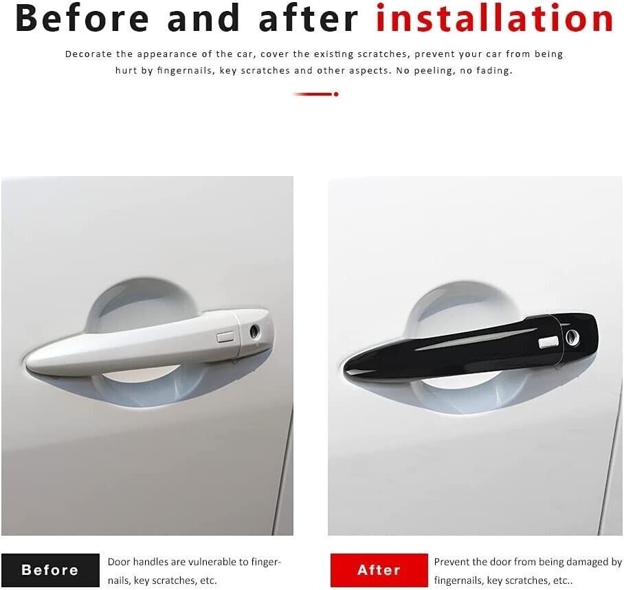 Car Door Handle Cover for 2020-2023 for Nissan Altima SR 2020-2022 Sentra S SR SV