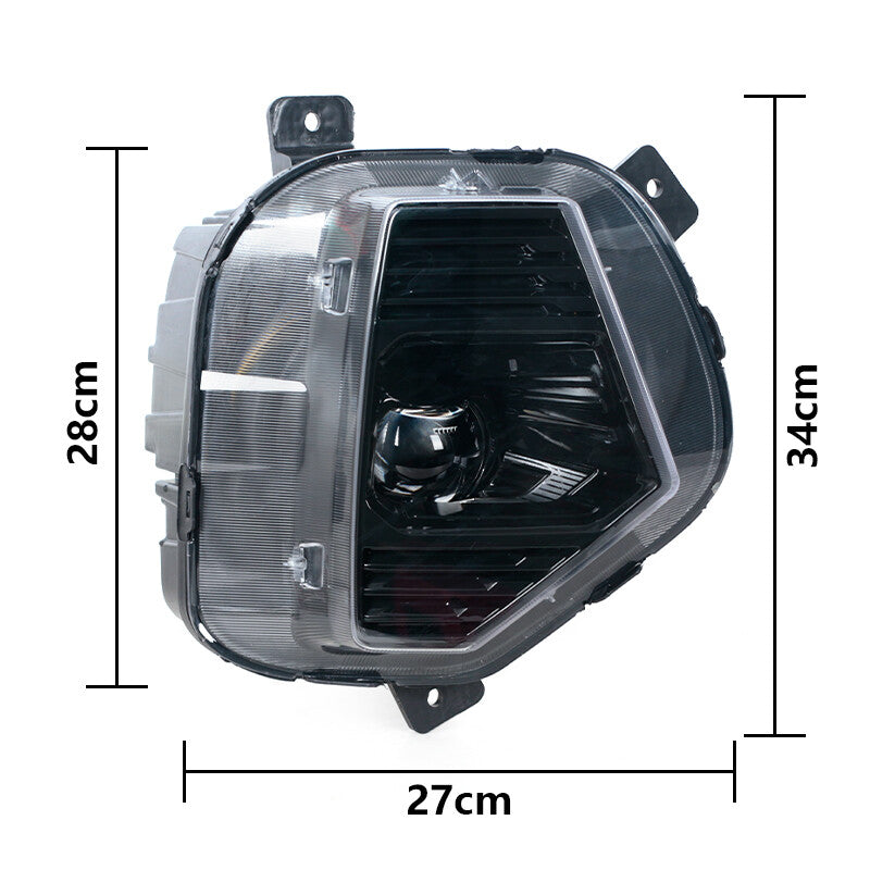 One-piece set of right fog light, daytime running light, and headlights for Changan CS35 Plus (2021-2023).