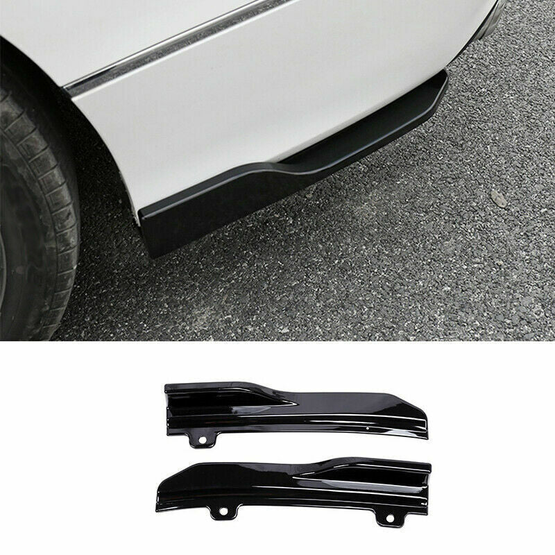 Fit for Honda Accord 2018-2022 Gloss Black Rear Bumpers Lip Side Skirt Splitter