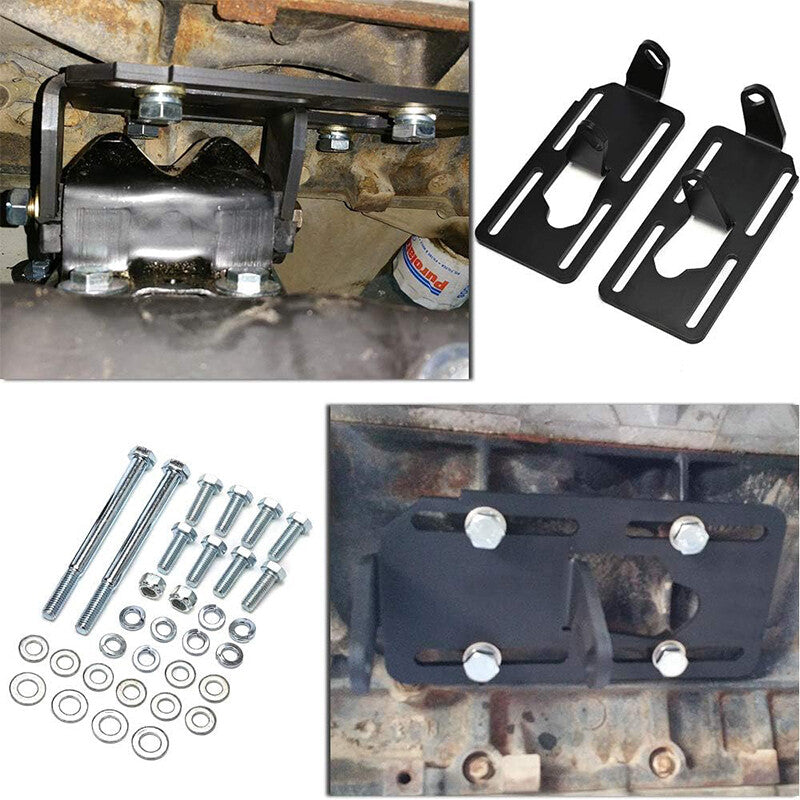 Engine conversion and replacement installation for Chevrolet LS1/LS2 engines (1973-98) with square body.