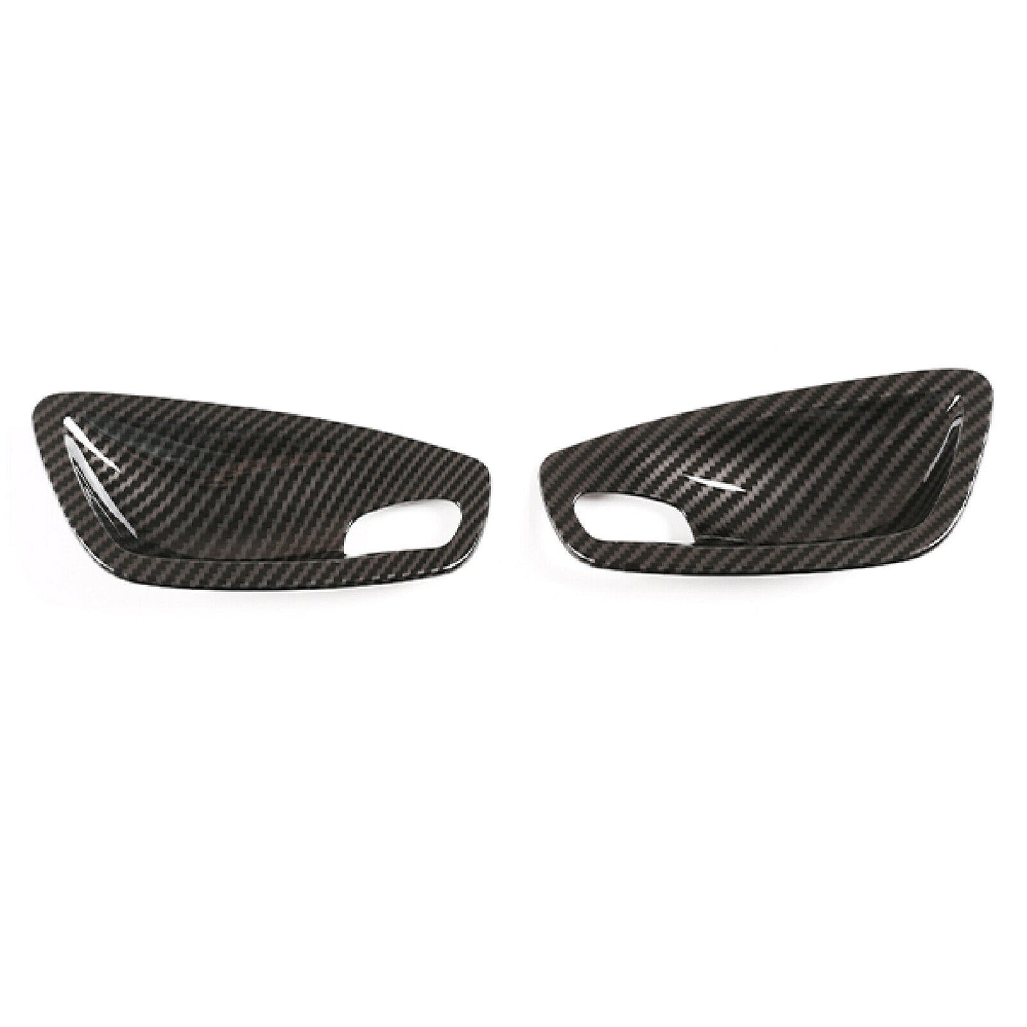 2pcs carbon fiber type door handle cover for BMW E81 E82 E87 E88 2007-2011