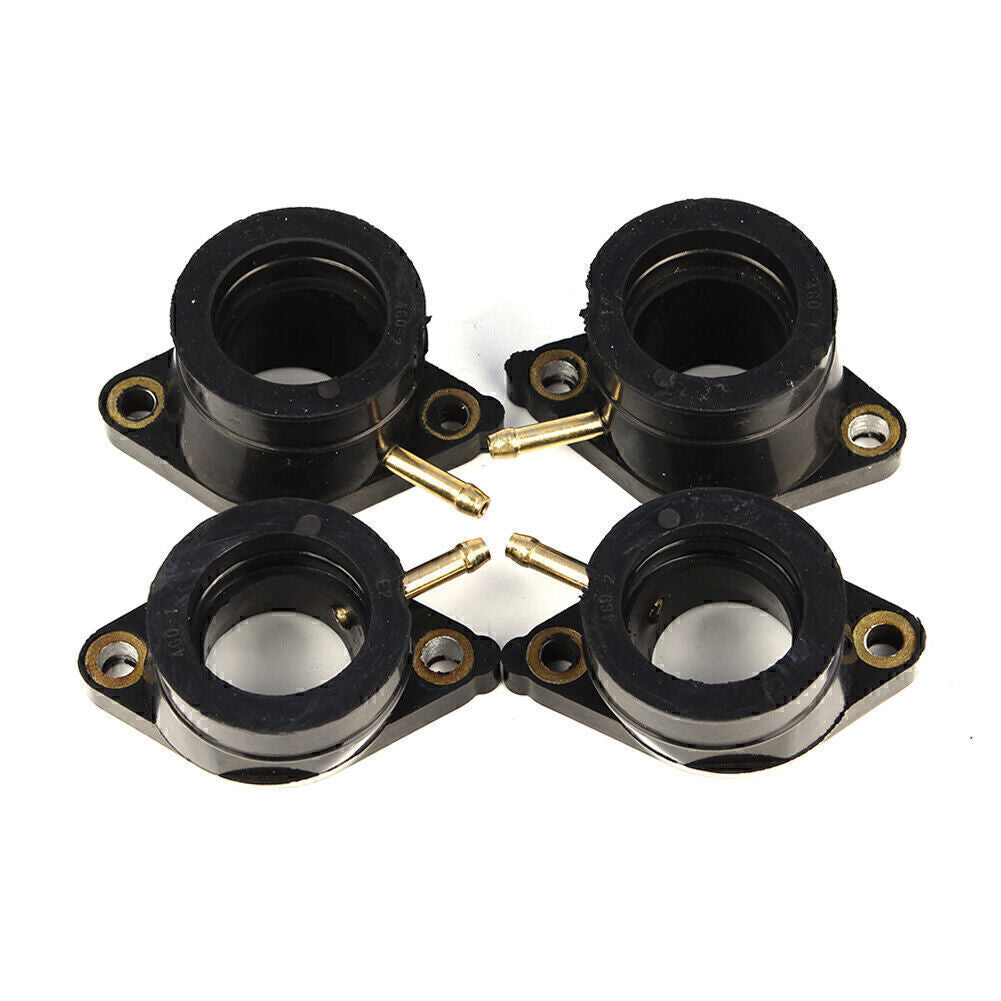 Carb Carburetor Intake Flange Boot Set Fit for Yamaha XJ550 XJ550H/J/K Maxim XJ550R