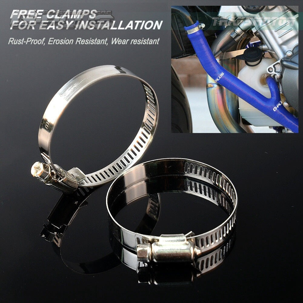 Suitable for 92-00 for Honda Accord CF4 CL1 SiR/T black silicone radiator hose + clip kit