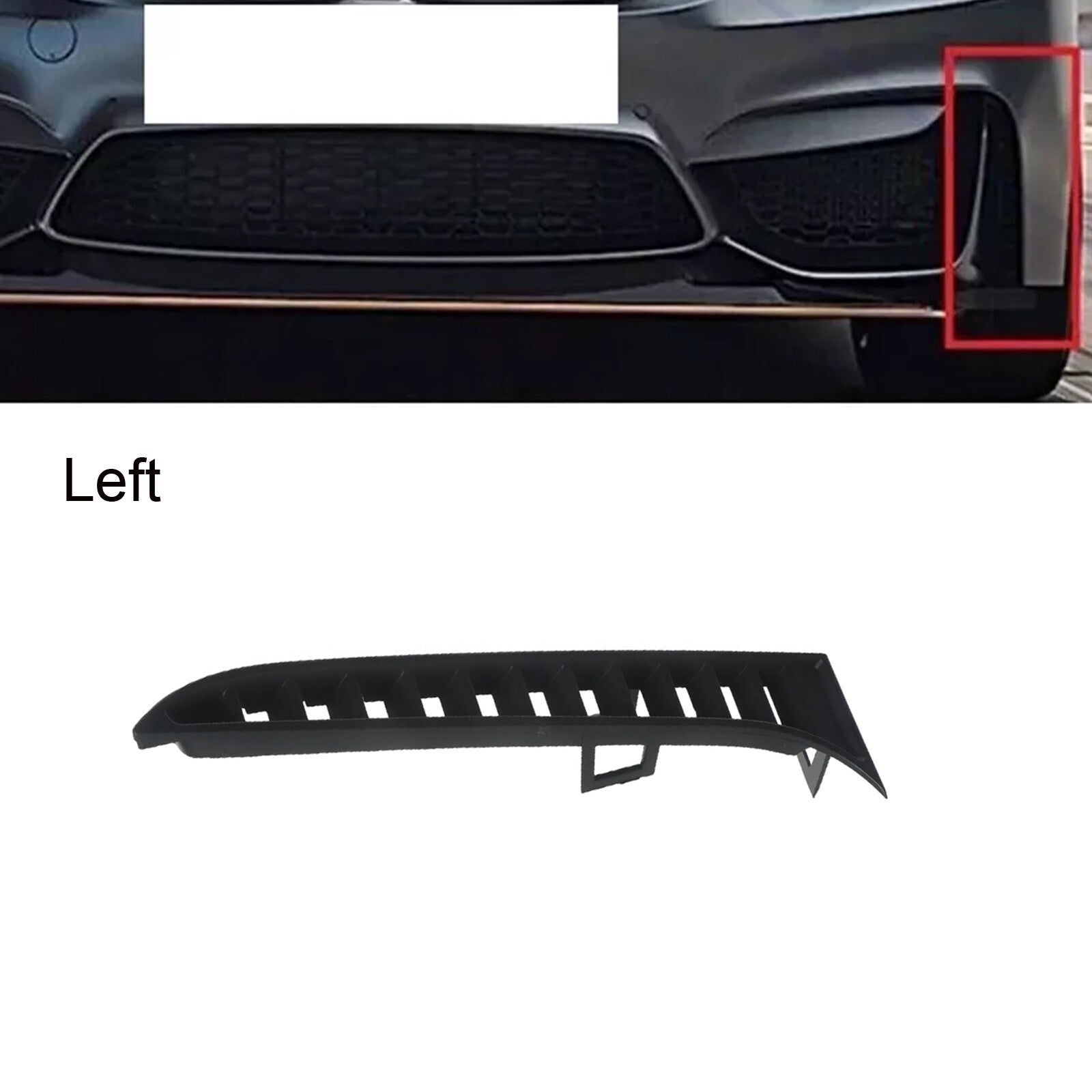 Left Front Bumper Air Inlet Grille Cover for BMW -M3 For F80 F82 F83 51118056599