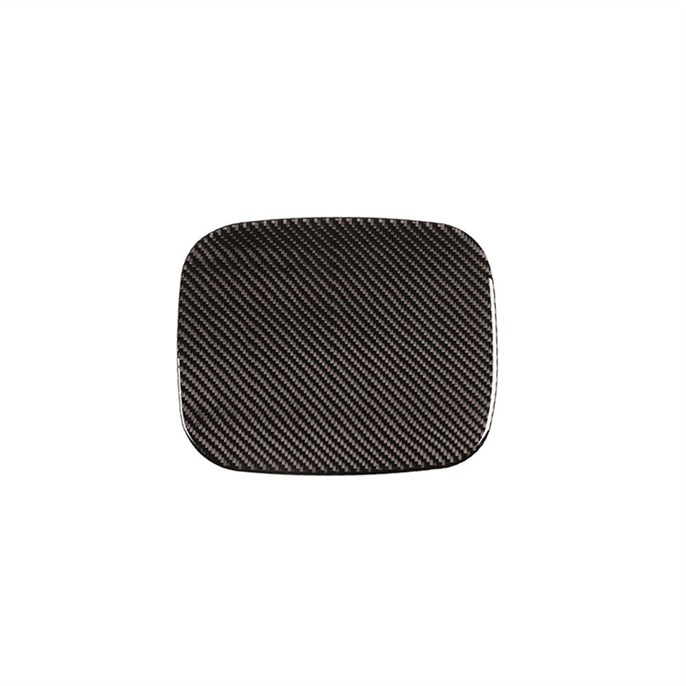 For T@yota Hilux Revo 2015-2021 Carbon Fiber Fuel Filler Tank Cover Door Gas Cap