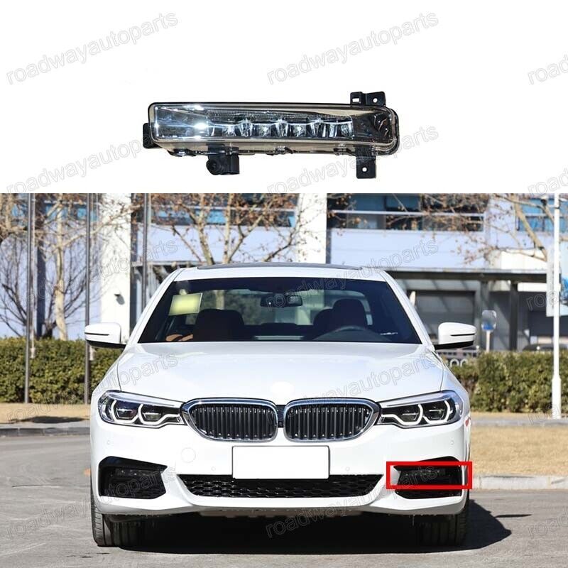 Left LED DRL Fog Driving Light Lamp Fit for BMW 5 Series G38 M Sport 2018-2020