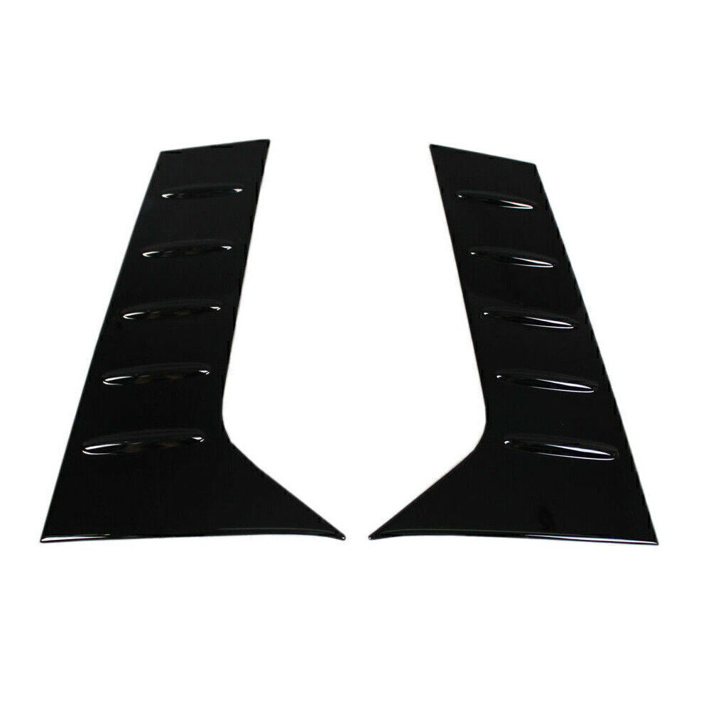 Pair Car Rear C-Pillar Molding Cover Trims Fit for Toyota Alphard 2016-2019 18 Black