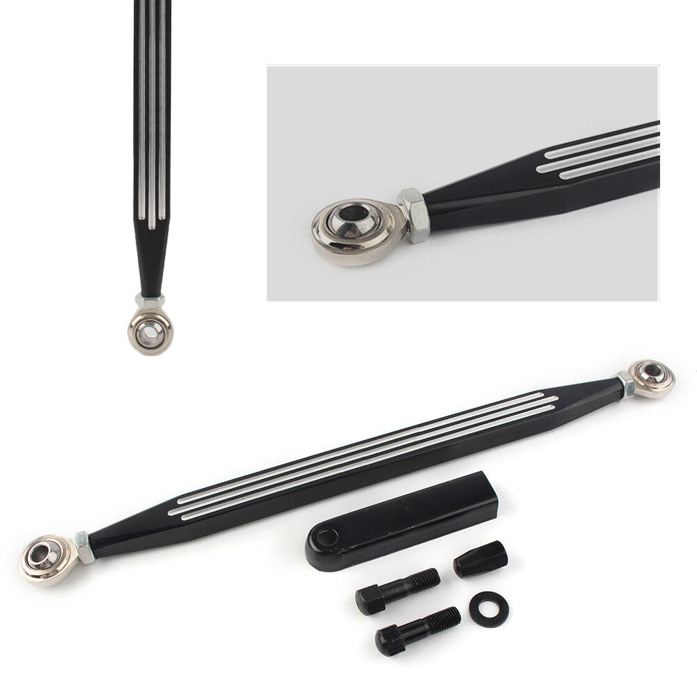 Black CNC Shift Linkage Shifter Link For Harly Electra Glide Classic EFI FLHTCI