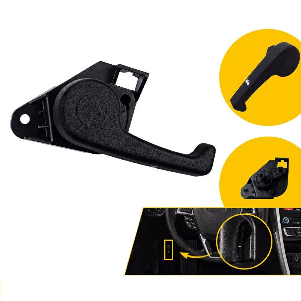 Car Auto Hood Latch Release Pull Handle 2013-2017 for Ford Fusion MKZ Black