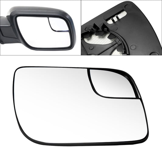Premium Right Wing Mirror Glass w/ Heated Fits 2011-2019 for Ford Explorer Passenger