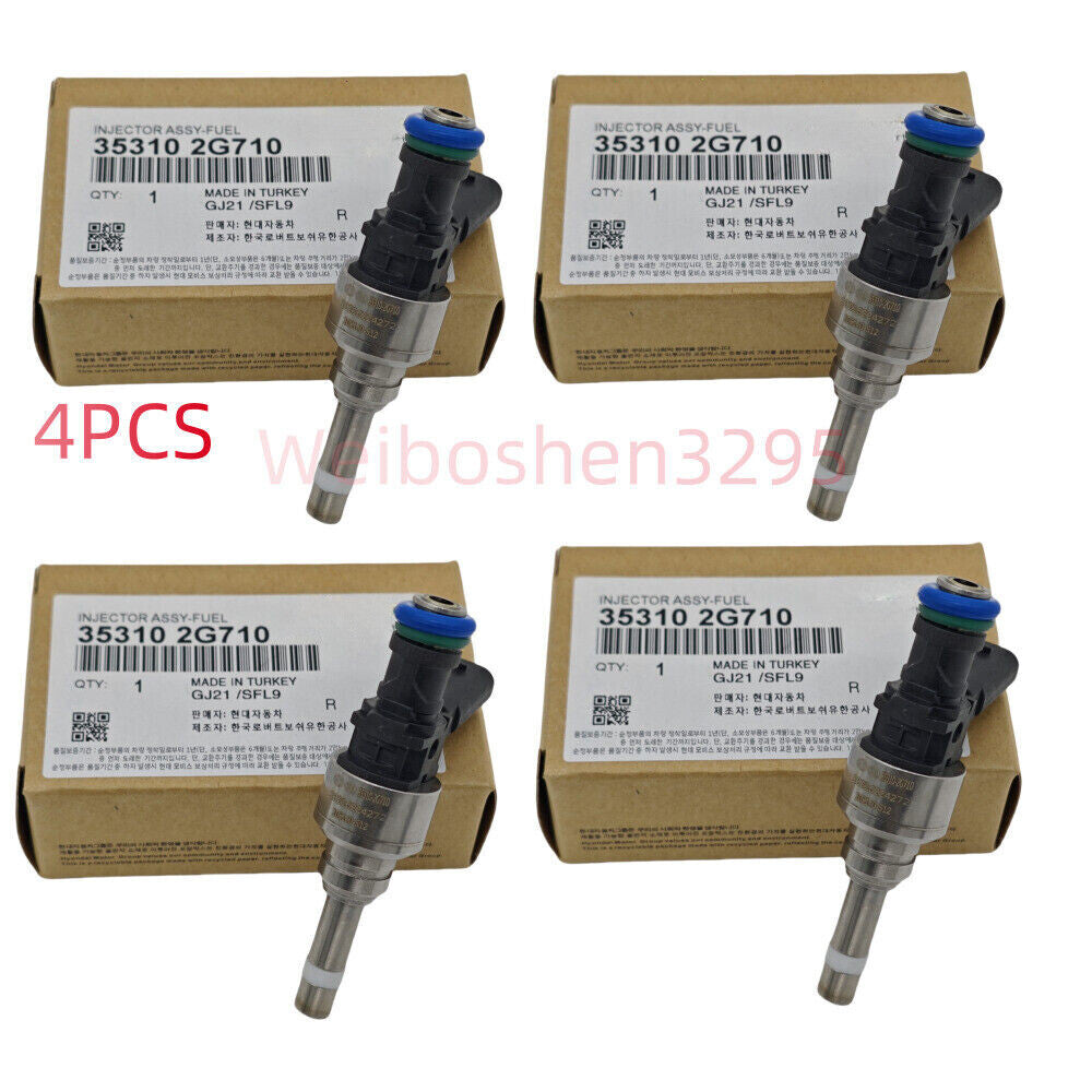 Equipment Manufacturer ( ) New 4X Fuel Injector Kit 35310-2G710 for 2011-2015 for Hyundai - for Kia 2.4L