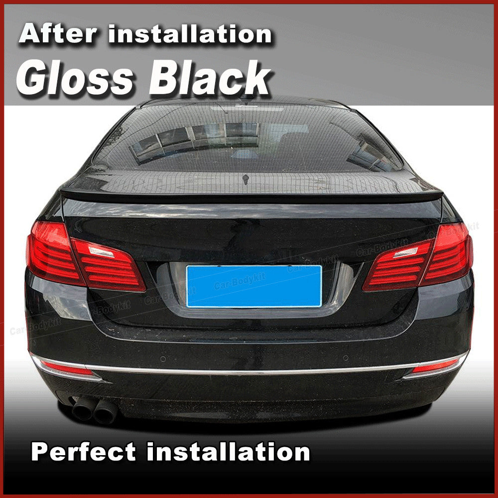for BMW F10 F18 525i 520i M5 Sedan 2010-2016 Gloss Black Rear Trunk Wing Spoiler