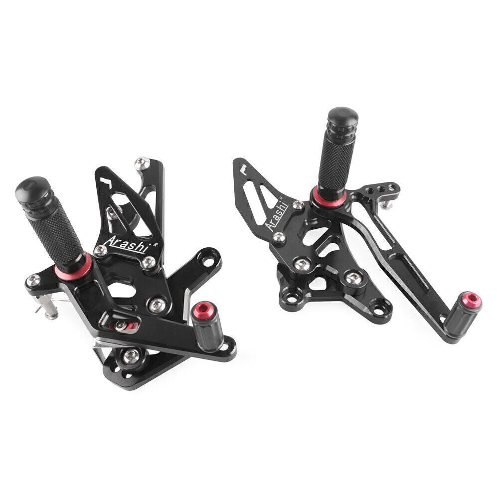 CNC Footrest Footpegs Rear Sets Aluminum Fit for Yamaha YZF R25 2014-2017 Pair