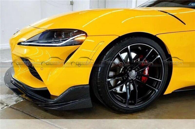 VRS-1 Style 2019 - 2024 for Toyota Supra A90 A91 Carbon Fiber Front Lip Bumper Boiler