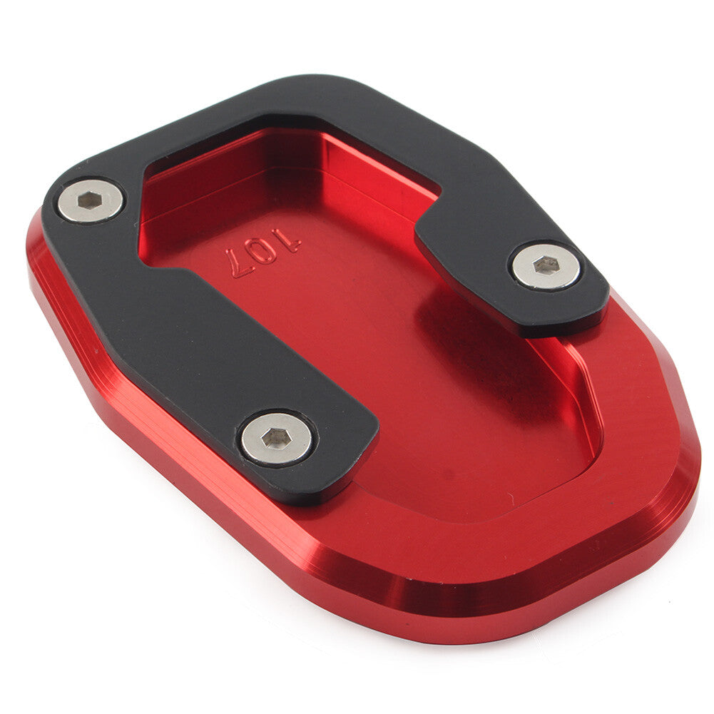 Side Stand Enlarger Plate Fit for Ducati desert X 2022+ Aluminum Alloy Red cl