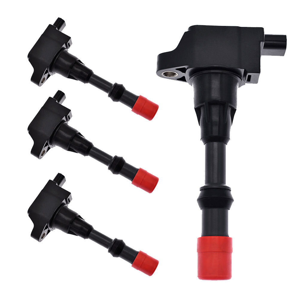 4x Ignition Coils For 03-11 for Honda for Civic Hybrid 1.3L 1.8L L4 UF374 30521PWA003