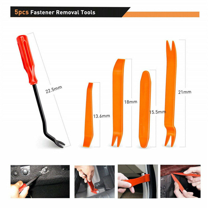 Car sales riveting kit, nylon bumper fender rivet clips, door trim panel clips
