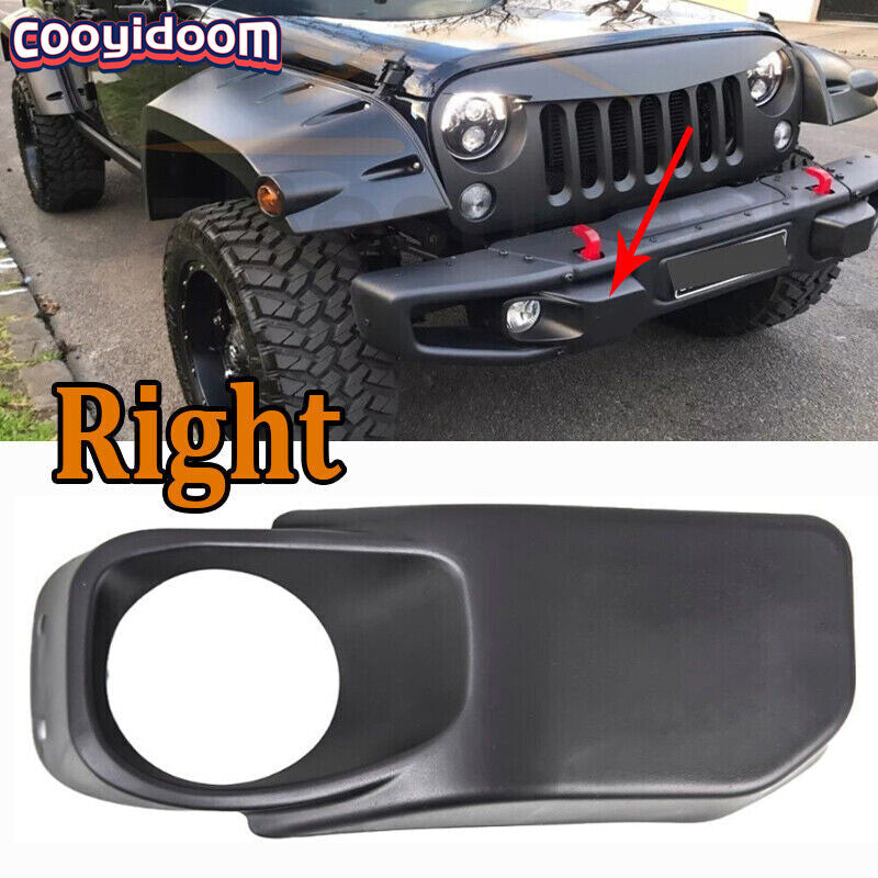 Suitable for Jeep for Wrangler JK 07-17 right fog light protective cover and fog light bezel