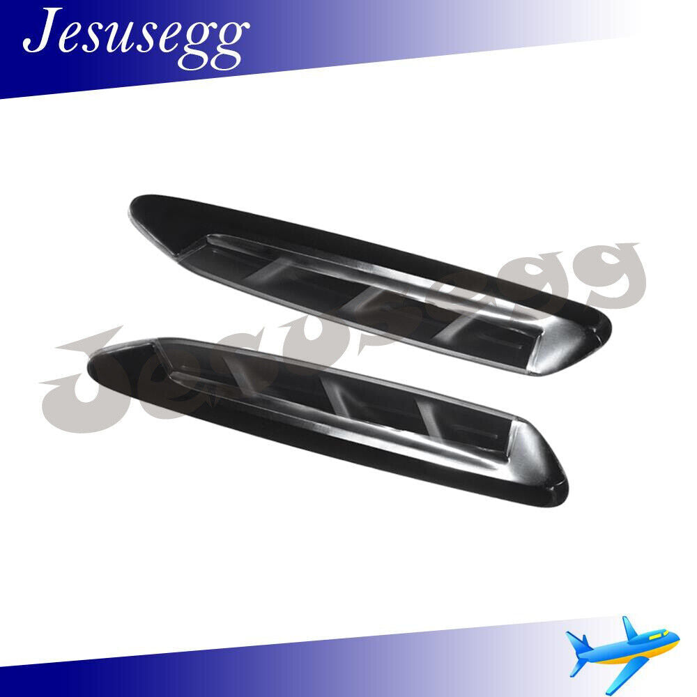 RHLH Side Fender Vent Air Wing Cover Trim Fit for BMW X3 X4 18 19 20 21 22Black