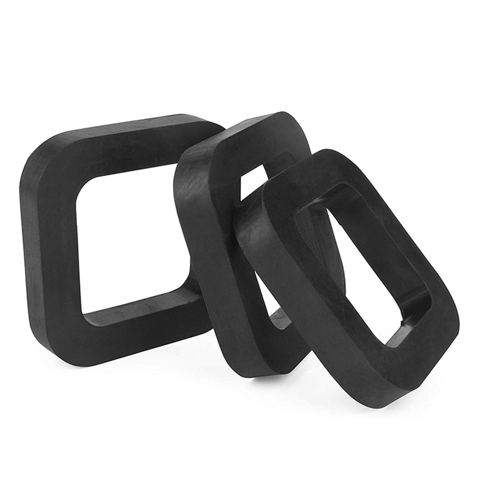 3pcs 2in Hitch Receiver Silencer Pad for Adjustable Ball Mount Noise Eliminating