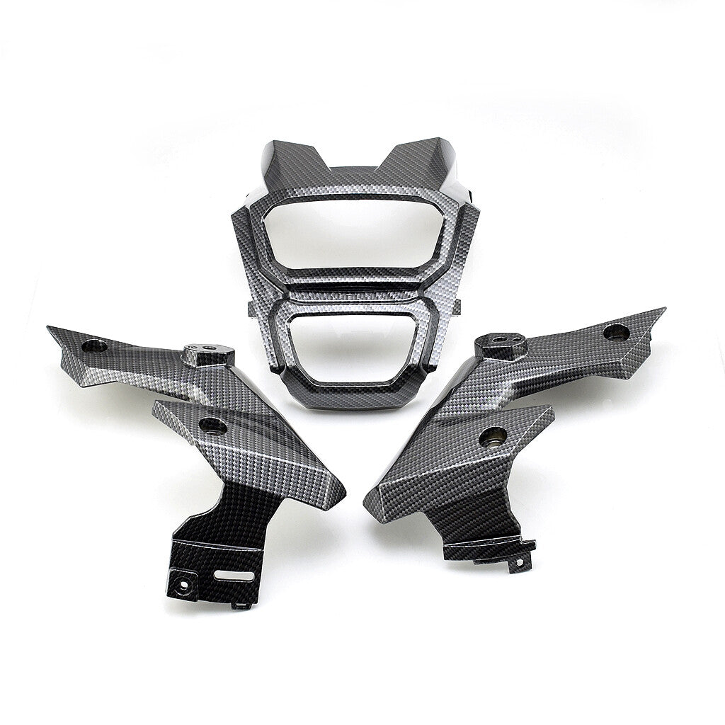 Motorcycle Headlight  Side Cover Carbon Fibre Grom msx125 16-20 Fairing Parts