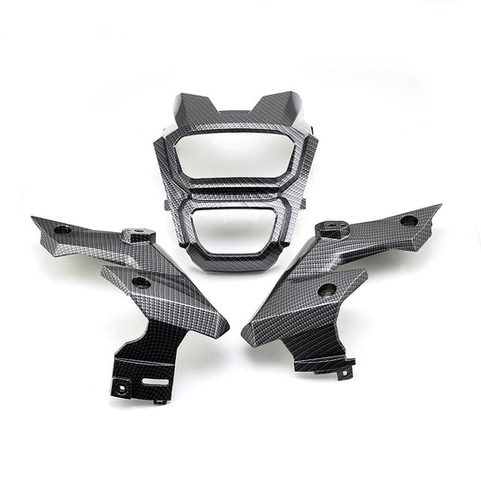 Motorcycle Headlight  Side Cover Carbon Fibre Grom msx125 16-20 Fairing Parts